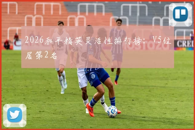 2026和平精英灵活性排行榜：V5位居第2名